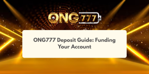 ONG777 Deposit Guide Funding Your Account