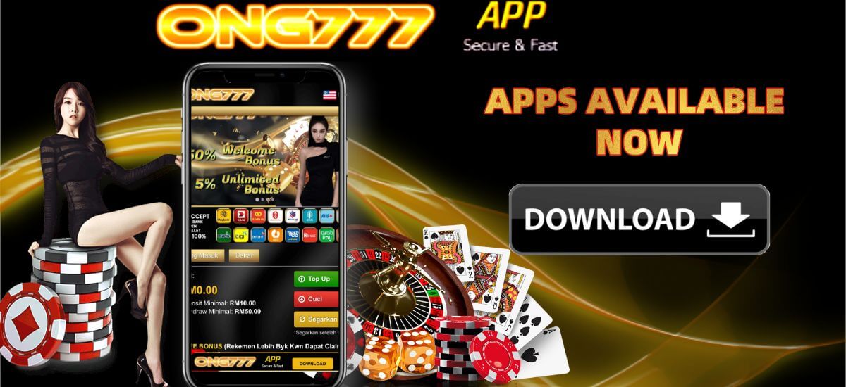 ONG777 mobile application banner